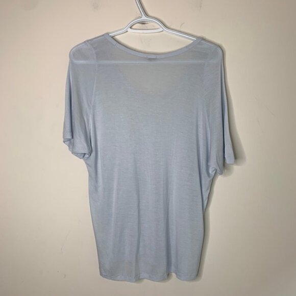 Aritzia Wilfred Free Tee T-Shirt Short Sleeve Relaxed fit Pale Blue Size XXS - Picture 14 of 15